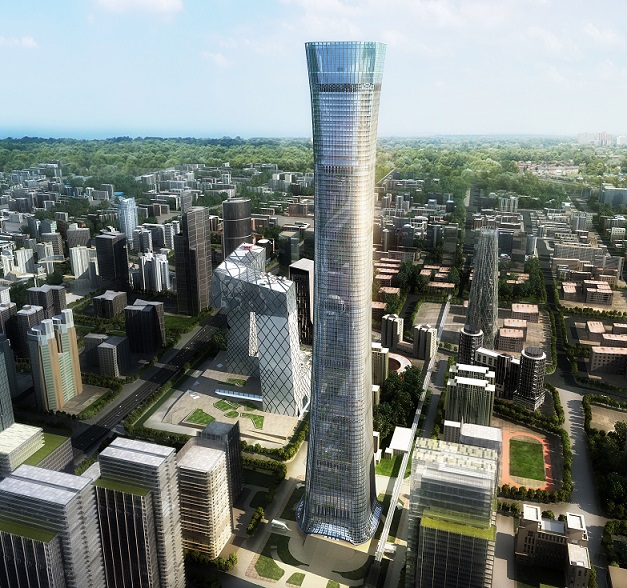 江河中標北京第一高528米中國尊 創(chuàng)造行業(yè)“第一高”大滿貫記錄